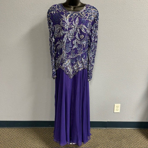 VTG Peak Beaded Gown