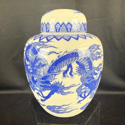 Chinese Dragon Ginger Jar