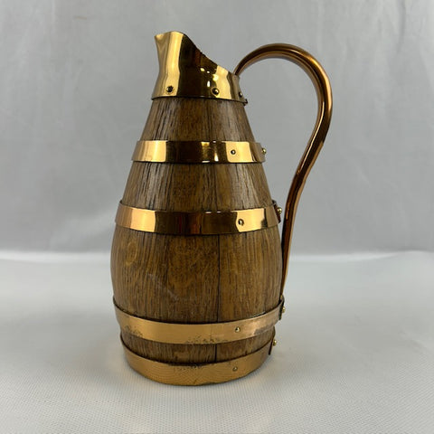 VTG Geraud Lafitte Oak & Brass Pitcher