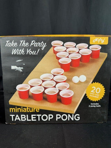 NIB Mini Beer Pong Game