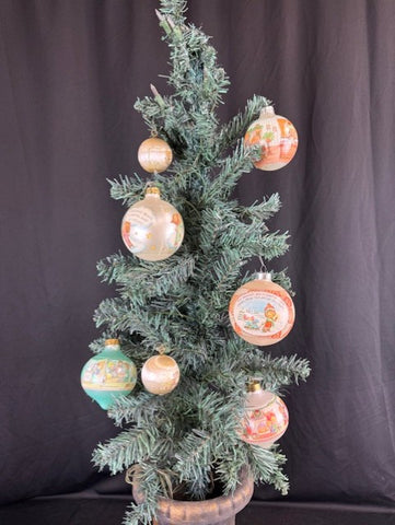 VTG Set of 6 Precious Moments Christmas Ornaments