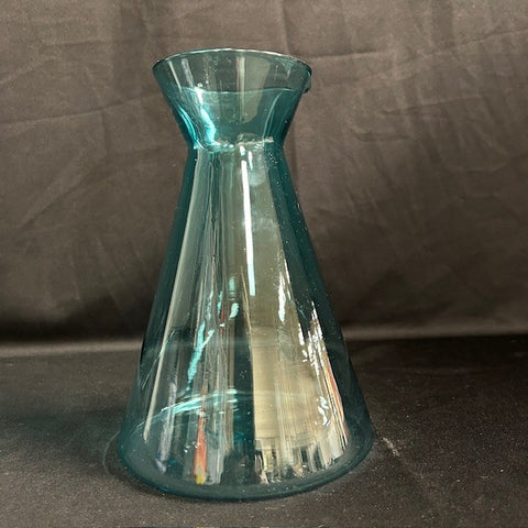 Turquoise Glass Carafe