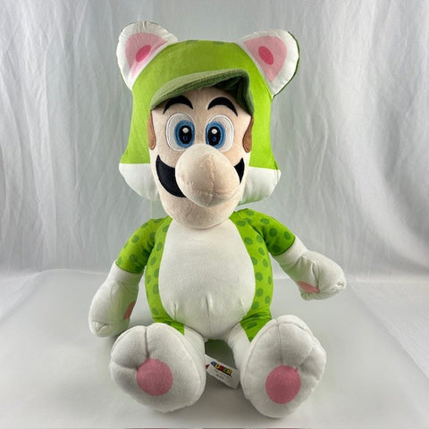 Super Mario Luigi Cat Plush