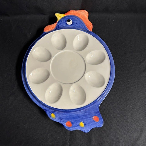 Rooster Deviled Egg Platter