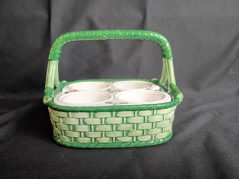 VTG. Sarreguemenis Ceramic Egg Holder