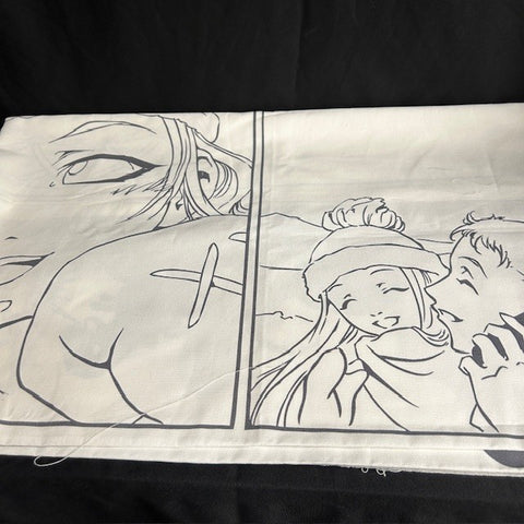 Rare Ikea Anime Fabric  by Asa Ekstrom