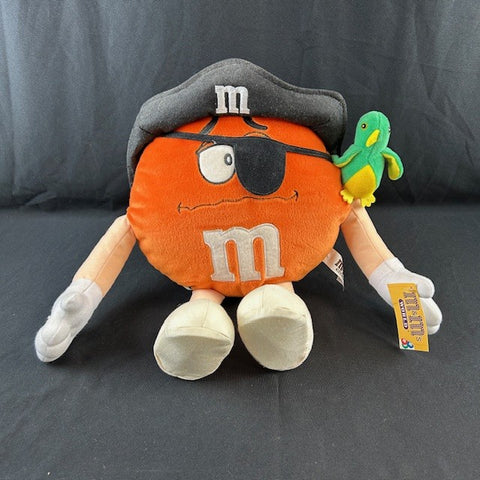 VTG Orange M&M Pirate Plush