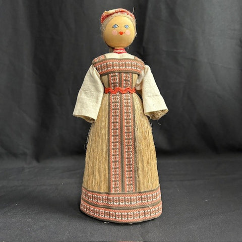 VTG Russian Flax Doll
