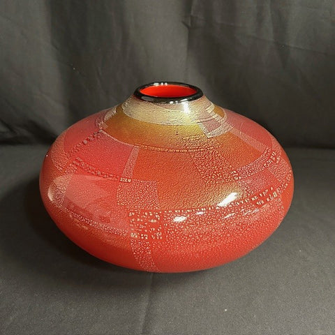 VTG Chatham Glass Studio Art Glass Vase