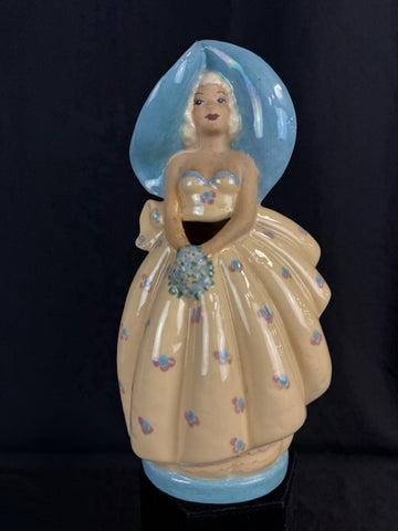 VTG Figural Lady Bud Vase