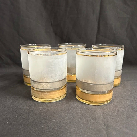 VTG Set of 5 Culver Rocks Glasses
