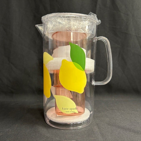 Kate Spade Pitcher w/ Cups