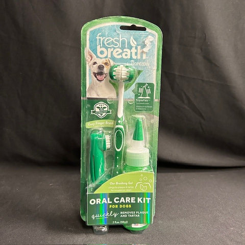 NIB TropiClean Fresh Breath Oral Care Kit for Dogs