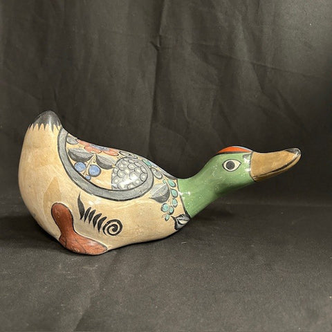 Large Tonala Art Pottery Mallard