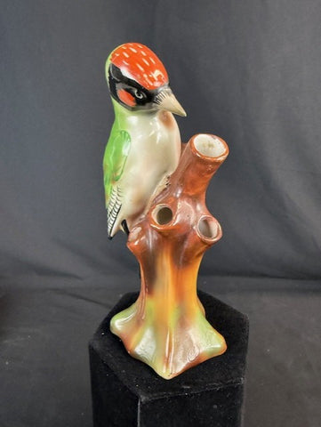VTG Beswick Green Woodpecker Porcelain Figurine