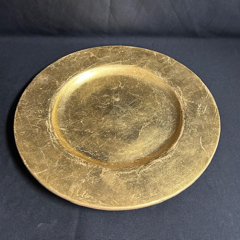 VTG Italian Gold Leaf Platter