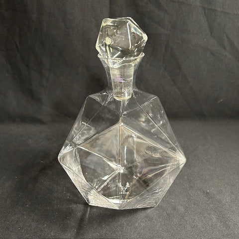 Viski Faceted Crystal Decanter