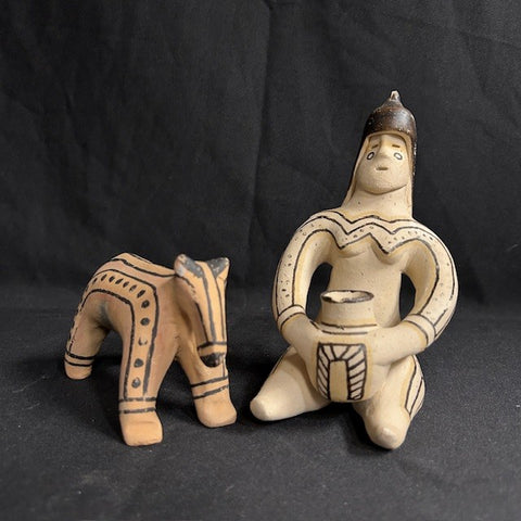 VTG Brazilian Karaja Clay Sculptures