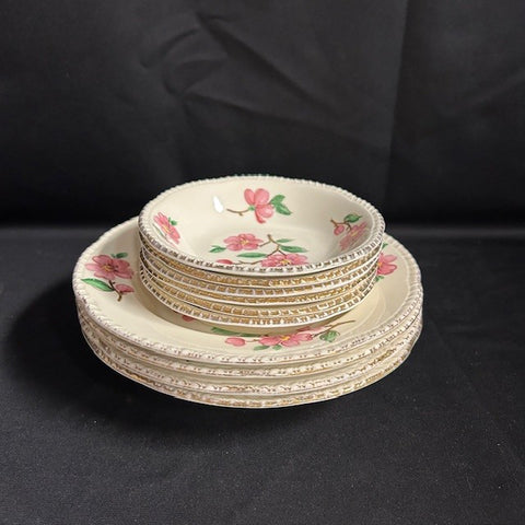 VTG Homer Laughlin China Apple Blossom Set