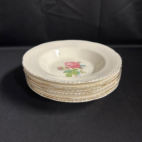 VTG Homer Laughlin Cunningham & Picket Calirose Bowls