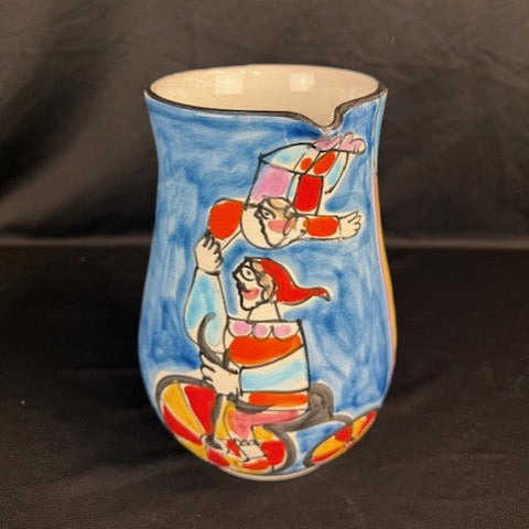 La Musa Carnivale Italian Ceramic Pitcher