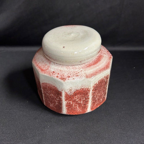 Decagon Art Pottery Canister