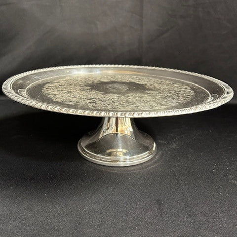VTG WM Rogers Silverplate Cake Stand