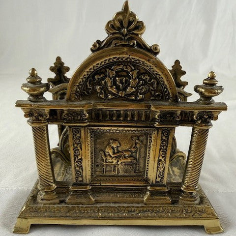 VTG Betsy Ross Ornate Brass Desk Organizer