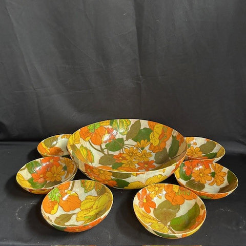 MCM Floral Bowl Set