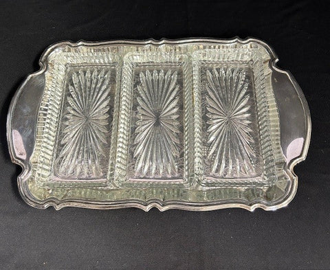 NIOB Oneida Chippendale Relish Tray