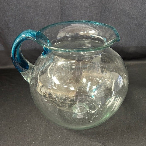 Hand Blown Glass Pitcher