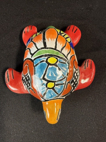 Talavera Mexican Turtle Figurine