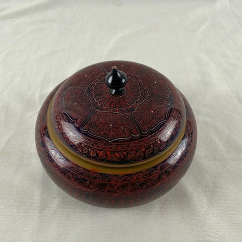 Lacquer Art Jewelry or Candy Box