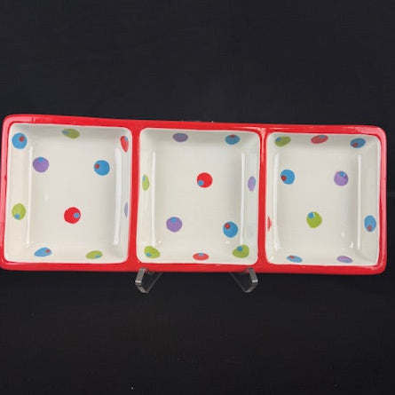 Berryware Divided 3-Part Relish Dish