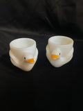 VTG. Opalex Milk Glass Egg Cups