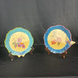 Tracy Porter Papillon Butterfly Handpainted Plates