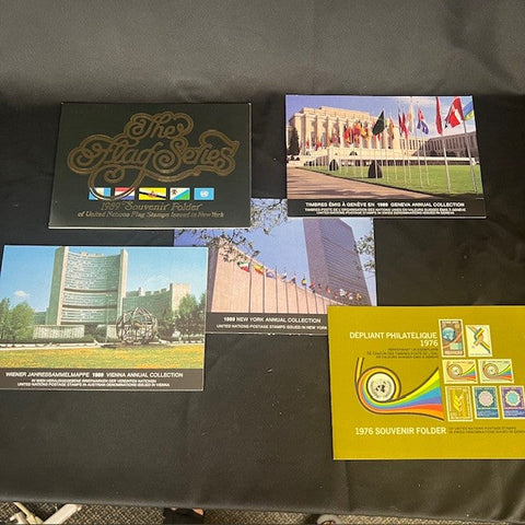United Nations Souvenir Stamp Folders
