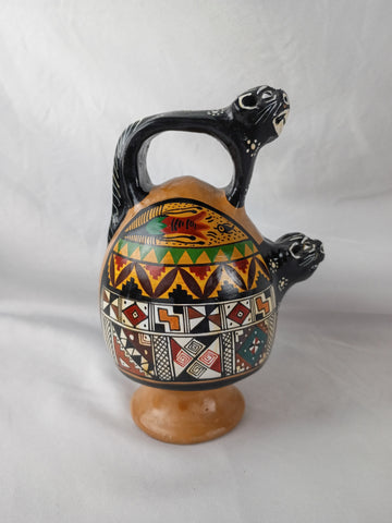 Peruvian Jaguar Art Pottery