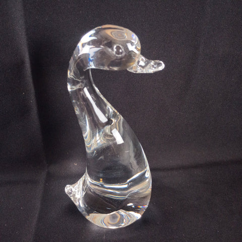 VTG Steuben Art Glass Duck
