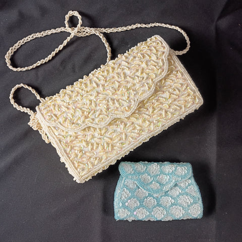Scalloped Beaded Evening Bags