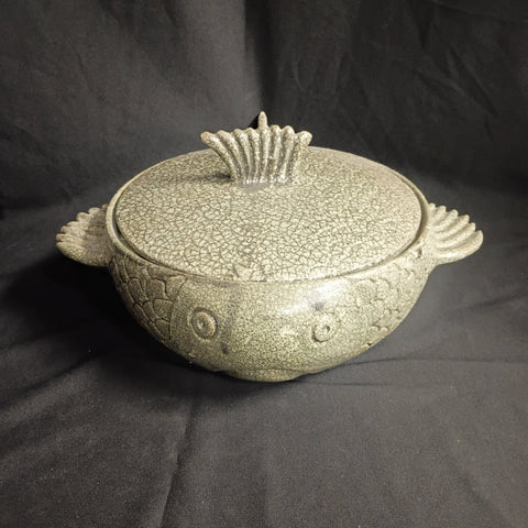 VTG Art Pottery Fish Tureen