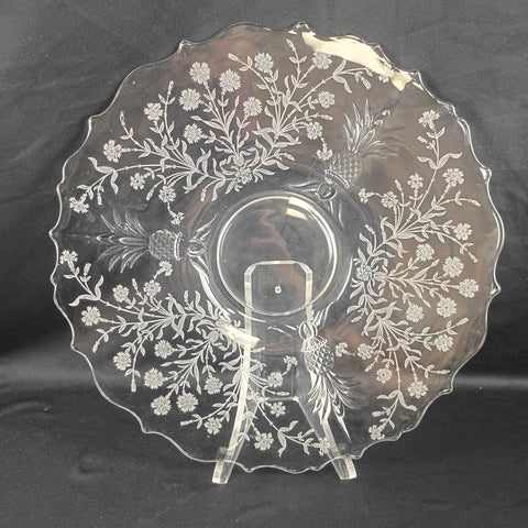 VTG Heisey Pineapple Platter