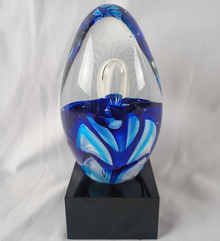 Large Art Glass Egg