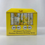 NIB Precious Moments Birthday Train Collection - You Mean the Moose to Me, Bisque Porcelain Figurine