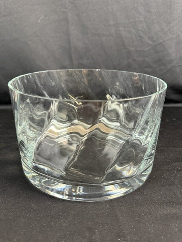 Krosno Swirl Glass Decorative Bowl