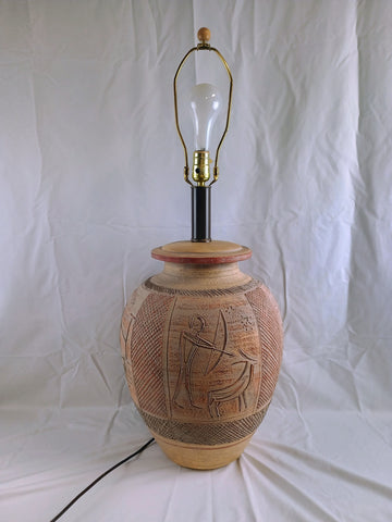 VTG Casual Lamps of California Petroglyph Lamp