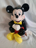 VTG Ceramic Mickey Coin Piggy Bank