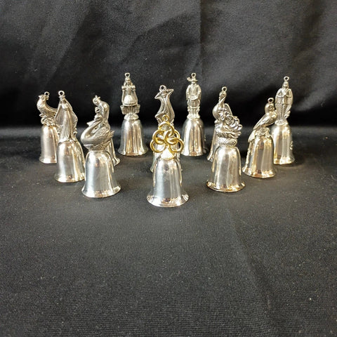 VTG Reed & Barton 12 Days of Christmas Bells