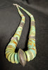 VTG Kewa Silver & Turquoise Necklace by Jimmy Calabaza