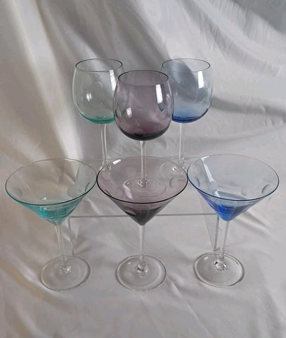 Waterford Crystal Polkadot Wine & Martinis
